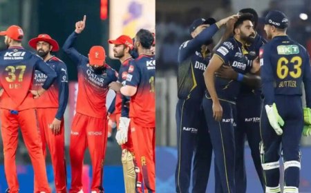 RCB vs GT मैच आज, चिन्नास्वामी में रोमांचक भिड़ंत की उम्मीद