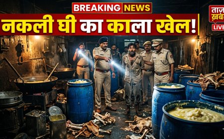 खंडवा में घिनौना खेल बेनकाब, पशु चर्बी से बन रहा था नकली घी-आइसक्रीम