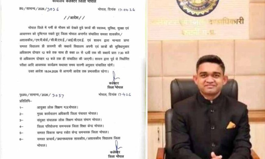 भीषण गर्मी के चलते कलेक्टर का आदेश, अब दोपहर 12 बजे तक ही लगेंगी स्कूल