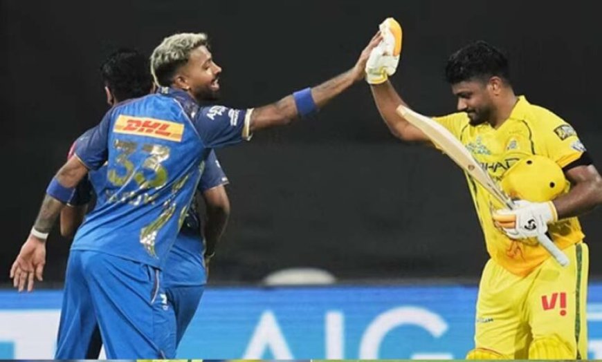 MI vs CSK: संजू सैमसन का तूफान, 10 चौके, 6 छक्के और 101 रन, वानखेड़े में बनाया यूनिक र‍िकॉर्ड