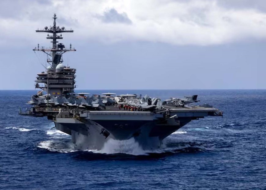 अमेरिका ने हिंद महासागर में तैनात किया तीसरा एयरक्राफ्ट कैरियर, मध्य पूर्व में युद्ध की आहट