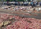 प्याज के दामों ने बढ़ाई किसानों की मुश्किलें, MSP की मांग को लेकर नासिक-मुंबई हाईवे पर लगा जाम