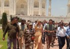 आगरा में टिफनी ट्रंप का ताजमहल दौर, पति माइकल बाउलस और 20 सदस्यीय डेलिगेशन भी साथ