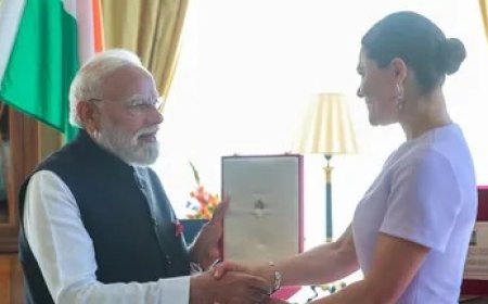 प्रधानमंत्री मोदी को स्वीडन का सर्वोच्च सम्मान “Royal Order of the Polar Star” से किया गया सम्मानित