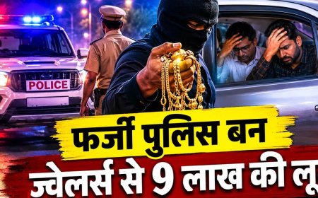 सारण में फिल्मी अंदाज में वारदात, फर्जी पुलिस बनकर ज्वेलरी कारोबारियों से 9 लाख की लूट