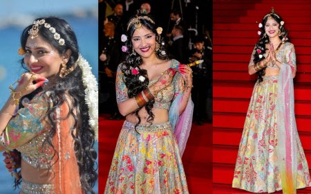 Cannes Film Festival में छाया भारतीय संस्कार, राधा रानी अवतार में सान्या ठाकुर ने जीता दिल