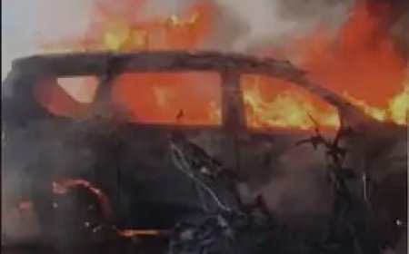 भोपाल में रचना टॉवर के बेसमेंट में भीषण आग इलेक्ट्रिक टू-व्हीलर में लगी चिंगारी से SUV जलकर खाक, मची अफरा-तफरी