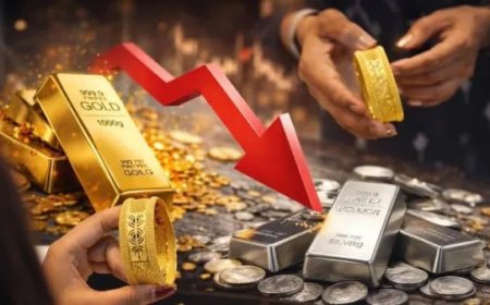 सोना-चांदी में बड़ी गिरावट Gold ₹18 हजार और Silver ₹1.20 लाख टूटा, निवेशकों में बढ़ी हलचल