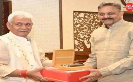 गाजीपुर की सियासत में बड़ा ट्विस्ट, मनोज सिन्हा और अफजाल अंसारी की एक साथ तस्वीर से मचा राजनीतिक हलचल