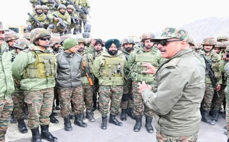 LAC से LOC तक हाई अलर्ट: लद्दाख में सेना की चौकसी तेज, GOC हितेश भल्ला ने दिए सख्त निर्देश