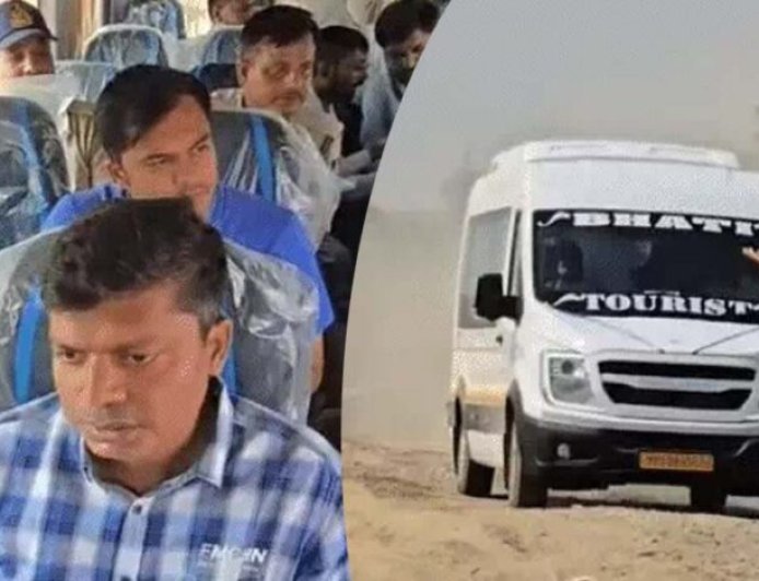 PM मोदी और CM यादव की अपील का असर: उज्जैन में अधिकारी ट्रैवलर बस से पहुंचे, 6750 का सफर सिर्फ 250 रुपये में