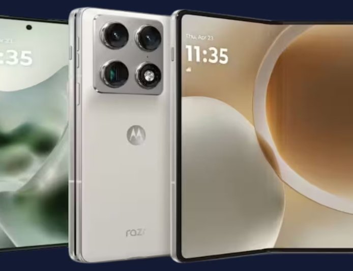 8.1 इंच फोल्डेबल स्क्रीन और 5 कैमरे के साथ, लॉन्च होते ही Motorola Razr Fold ने लगाई मार्केट में आग