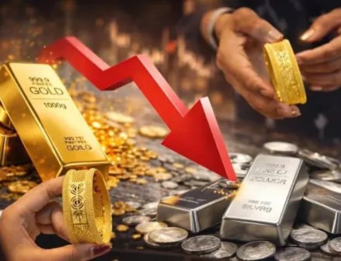 सोना-चांदी में बड़ी गिरावट Gold ₹18 हजार और Silver ₹1.20 लाख टूटा, निवेशकों में बढ़ी हलचल