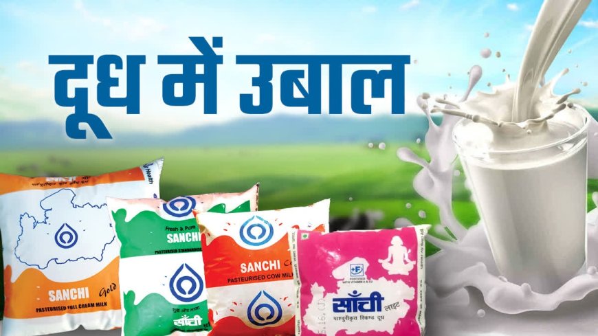मध्य प्रदेश में दूध महंगा: सांची ने बढ़ाए दाम, आम लोगों के बजट पर असर