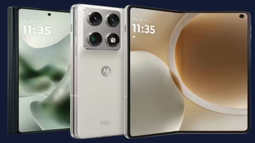 8.1 इंच फोल्डेबल स्क्रीन और 5 कैमरे के साथ, लॉन्च होते ही Motorola Razr Fold ने लगाई मार्केट में आग