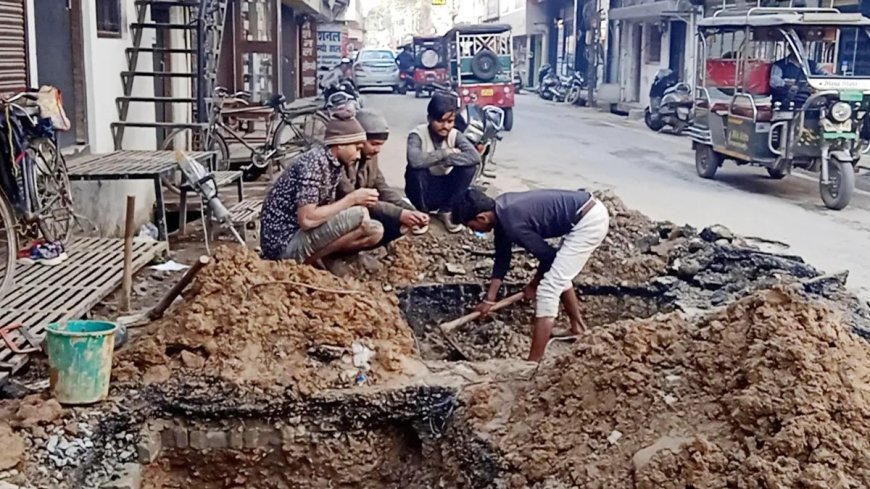 पाइपलाइन काम में लापरवाही पर FIR, ओम इंफ्रा के 5 अधिकारियों पर केस दर्ज
