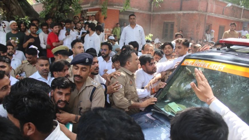 मेरठ कचहरी में जमानत की रकम को लेकर बवाल, अधिवक्ता चैंबर में जमकर मारपीट