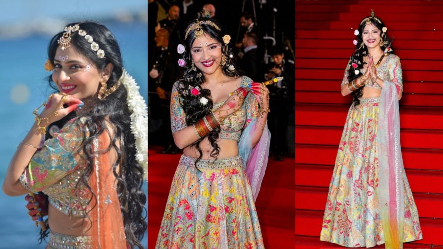 Cannes Film Festival में छाया भारतीय संस्कार, राधा रानी अवतार में सान्या ठाकुर ने जीता दिल