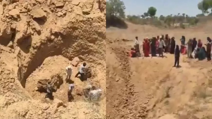 पन्ना में बड़ा हादसा निर्माणाधीन कुएं में मिट्टी धंसने से 5 मजदूर दबे, रेस्क्यू के बीच गांव में पसरा मातम
