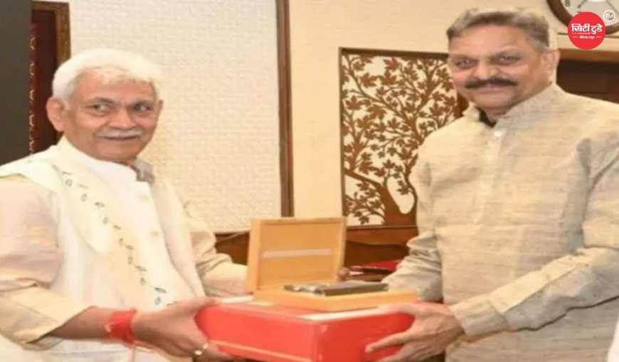 गाजीपुर की सियासत में बड़ा ट्विस्ट, मनोज सिन्हा और अफजाल अंसारी की एक साथ तस्वीर से मचा राजनीतिक हलचल