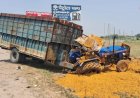 हापुड़ में दर्दनाक सड़क हादसा दिल्ली-लखनऊ हाईवे पर बेलगाम ट्रैक्टर ने बाइक सवार को कुचला, युवक की मौत