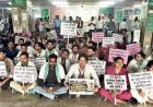 जिम्स ग्रेटर नोएडा में आउटसोर्स कर्मचारियों की हड़ताल आठवें दिन भी जारी, वैकल्पिक व्यवस्था से संभाली गई ओपीडी; समाधान की राह अब भी दूर