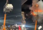 मोहर्रम जुलूस में क्रेन से लटकाई गई वैन में विस्फोट का प्रदर्शन, वीडियो वायरल; 4 लोगों पर FIR दर्ज