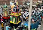 चंदौली में सौ साल पुरानी परंपरा: यूपी–बिहार सीमा पर ताजियों का मिलन, कर्मनाशा नदी पुल पर दिखा भाईचारे का अद्भुत दृश्य