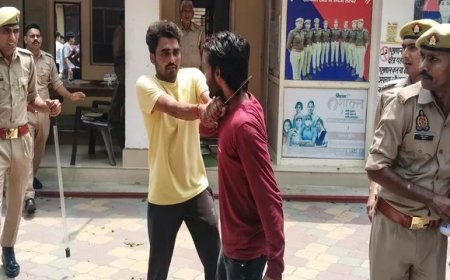 मवाना थाना परिसर में मचा हड़कंप, ठगी के शिकार युवक ने पुलिस के सामने किया सुसाइड का प्रयास