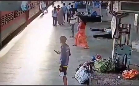 इटारसी रेलवे जंक्शन पर दर्दनाक हादसा, चलती ट्रेन में चढ़ने के दौरान महिला की मौत