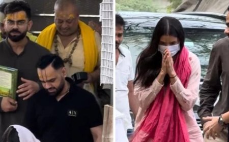 IPL 2026 जीत के बाद विराट कोहली और अनुष्का शर्मा पहुंचे वृंदावन, संत प्रेमानंद से लिया आशीर्वाद