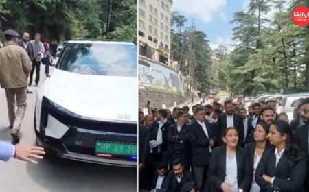 सील्ड रोड विवाद में गरमाई सियासत, शिमला में मंत्री की गाड़ी पर पुलिस ने काटा चालान