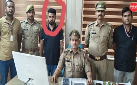 आजमगढ़ में 7 लाख की साइबर ठगी का पर्दाफाश, बिहार का आरोपी गिरफ्तार, फर्जी खातों से रकम निकालने का खुलासा