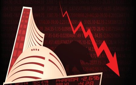 शेयर बाजार में भारी उतार-चढ़ाव: 500 अंक लुढ़का सेंसेक्स, बाद में हुई जोरदार रिकवरी