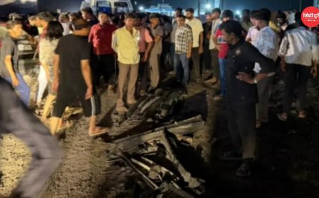 गुजरात के मोरबी में भीषण सड़क हादसा तेज रफ्तार डंपर से टकराई कार, एक ही गांव के 5 युवकों की दर्दनाक मौत