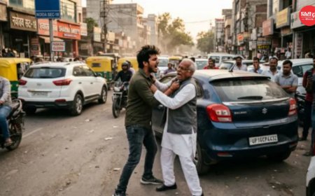 नोएडा में पार्किंग विवाद में 77 वर्षीय रिटायर्ड बैंक अधिकारी की मौत, IIT रुड़की पासआउट पड़ोसी हिरासत में