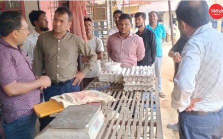 सिमडेगा में मीट-चिकन दुकानों पर प्रशासन का बड़ा एक्शन, बिना लाइसेंस कारोबारियों को सख्त चेतावनी