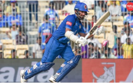 IND vs AFG: हार के बाद अफगानिस्तान को बड़ा झटका, कप्तान हश्मतुल्लाह शाहिदी पर ICC का एक्शन, लगा जुर्माना और डिमेरिट अंक