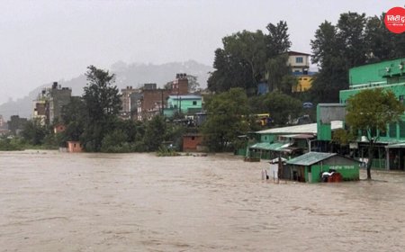 नेपाल में लगातार बारिश से बढ़ा बाढ़ का खतरा, दरभंगा के कुशेश्वरस्थान पूर्वी में कई गांवों का सड़क संपर्क टूटा