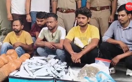 नोएडा में ‘ओजी’ गांजा तस्करी रैकेट का खुलासा: थाईलैंड से मंगाया जाता था नशा, चार युवक गिरफ्तार, कॉलेज छात्रों को बनाया जा रहा था निशाना