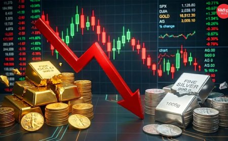 सोना-चांदी में बड़ी गिरावट: एक दिन में चांदी ₹10,566 और सोना ₹2,522 सस्ता, निवेशकों और खरीदारों के लिए बढ़ा मौका