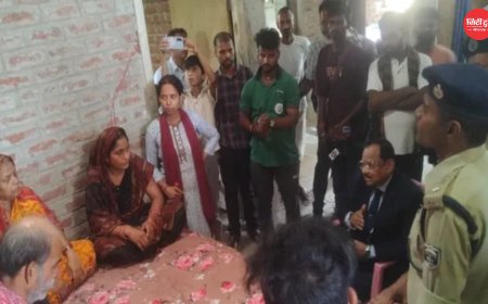 भरत भूषण तिवारी एनकाउंटर मामले की न्यायिक जांच शुरू, बिलौटी गांव पहुंचे रिटायर्ड जज; परिजनों और ग्रामीणों से जुटाई जानकारी