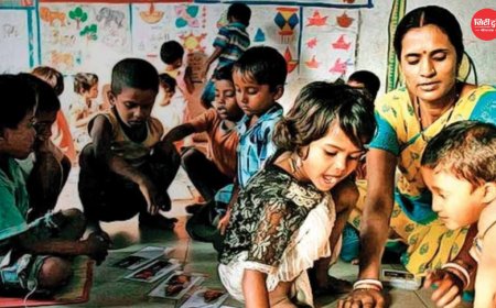 यूपी में आंगनबाड़ी से ही शुरू होगी बच्चों की स्कूल तैयारी, 'को-लोकेशन' और साइंटिफिक मैपिंग अभियान मिशन मोड में