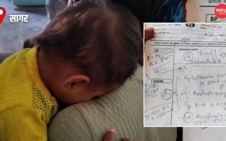 सागर में इलाज के बाद डेढ़ साल के मासूम की चली गई आंखों की रोशनी, परिजनों ने लगाया चिकित्सीय लापरवाही का आरोप; जांच शुरू