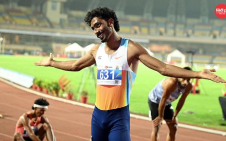 राष्ट्रीय एथलेटिक्स में हरियाणा का दमदार प्रदर्शन, कृष्ण कुमार समेत 9 खिलाड़ियों ने एशियाई खेलों के लिए किया क्वालीफाई