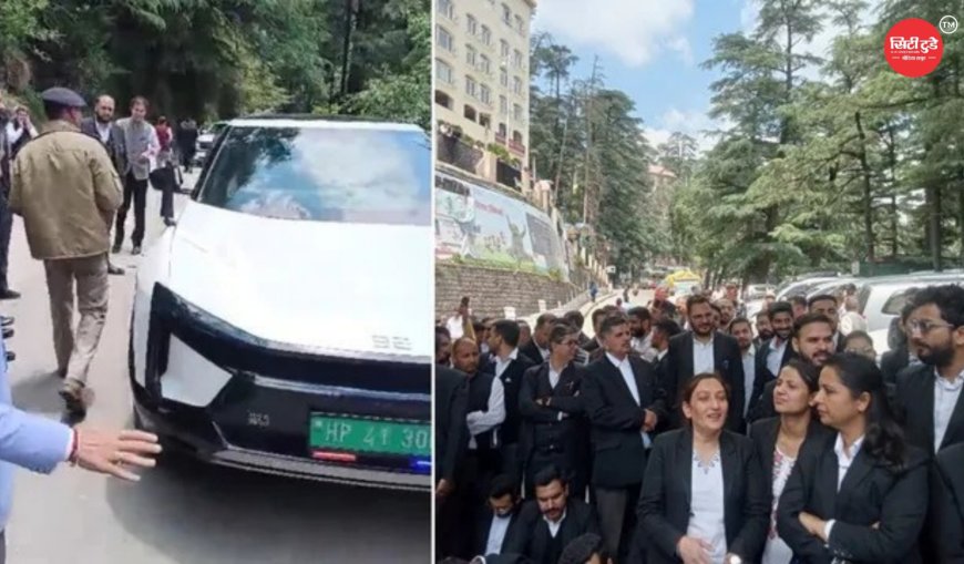 सील्ड रोड विवाद में गरमाई सियासत, शिमला में मंत्री की गाड़ी पर पुलिस ने काटा चालान