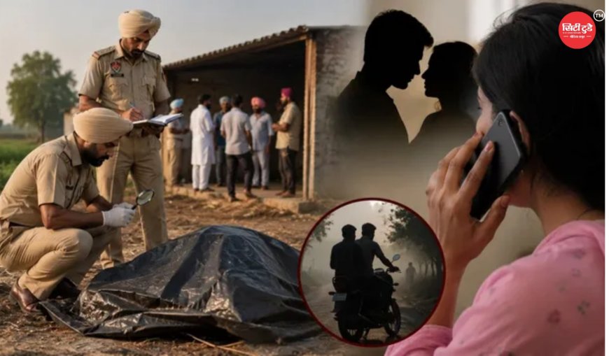 फोन कॉल ने खोला मौत का राज खेत में मिला शव, अब पत्नी और कथित प्रेमी पर हत्या का आरोप