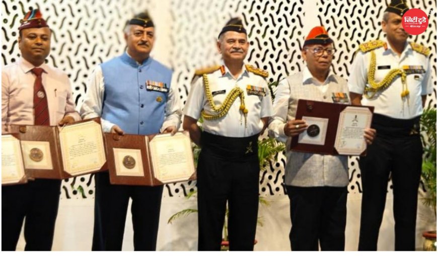 देश की सीमाओं के बाद अब पर्यावरण की रक्षा में जुटे कर्नल केसी मिश्र, वेटरन्स एचीवर्स अवॉर्ड से हुए सम्मानित