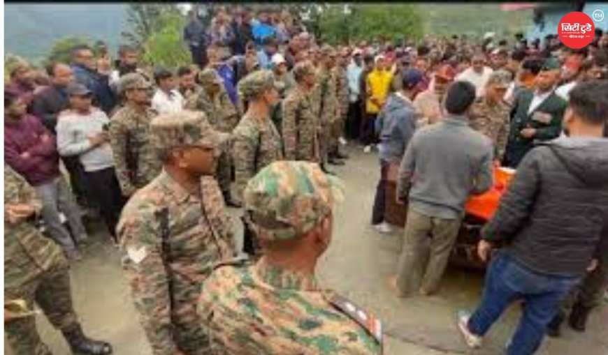 रोहित रावत अमर रहे' के नारों से गूंजा टिहरी, वीर सपूत की अंतिम यात्रा में उमड़ा जनसैलाब