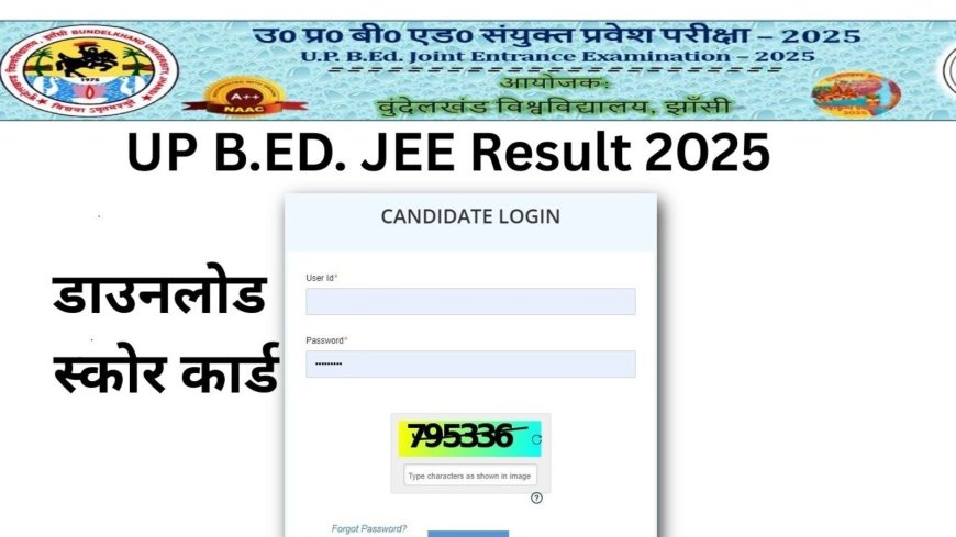 UP BEd JEE Result 2026 OUT: यूपी बीएड जेईई परीक्षा का परिणाम जारी, bujhansi.co.in पर ऐसे करें डाउनलोड, काउंसलिंग जल्द शुरू होने के संकेत
